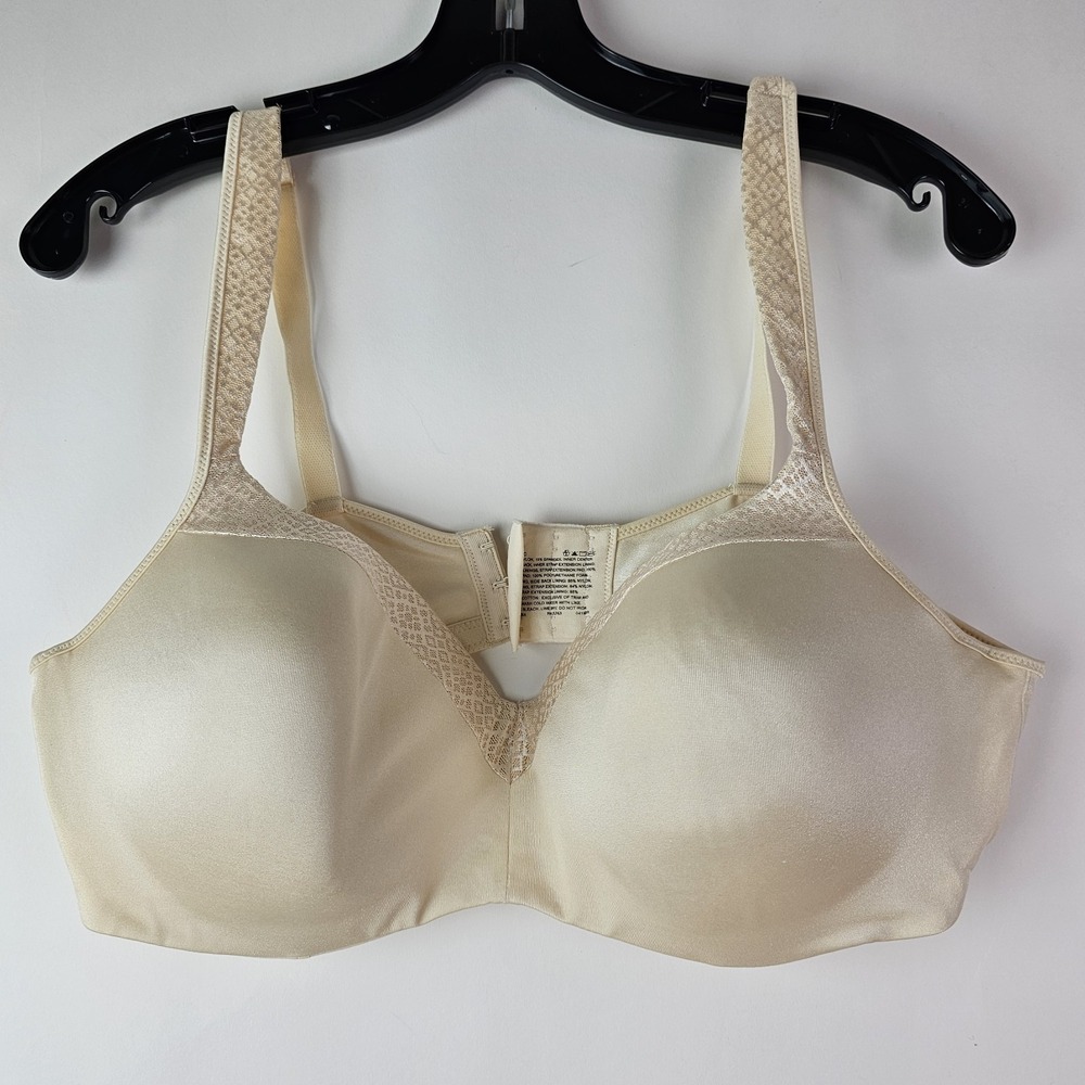 PLAYTEX BRA 44C, STYLE 4823 CHAMPAGNE COLOR BEIGE